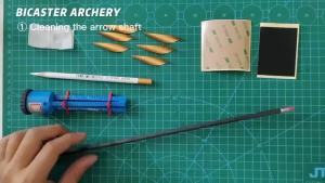 Bicaster Spin Vanes 2inch Right/Left Fletches Badminton accessories fishing accessories HG260817PH01