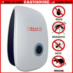 🔥LOCAL SELLER🔥Ultrasonic Electronic Anti Mosquito Rat Mice Insects Pest Bug Control Repeller Anti Tikus/Nyamuk/Serangga/lipas/Cicak Penghalau Tikus/Nyamuk/Serangga/lipas/Cicak/lalat Mosquito Killer Perangkap/Trap Mosquito Killer Trap