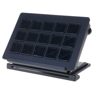 Streaming Controller LCD Keyboard 15 Key Dynamic Icons Display with Long USB C Cable for Content Creation Workflows