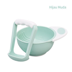 Lakoe Baby Food Maker Set Alat Pembuat Makanan Bayi Anak Grinding Bowl BPA Free