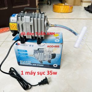 bộ Máy Sủi Điện 6 đầu vòi - Hailea ACO-318 (35w - 220v) + 6 quả sủi + 12m dây  Dành Cho Bể Cá/Hồ Cá Cảnh  máy thổi oxy cho hồ bể cá 35w  máy sục khí bể cá  máy sục oxy  máy sục khí bể cá mini