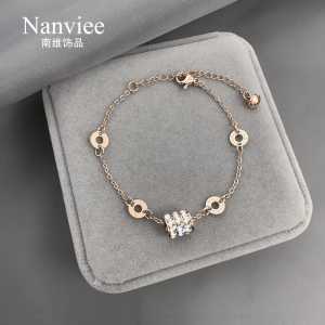 [Promo Bayar Ditempat] Gelang Titanium Wanita Mewah Asli Original Import / Gelang Titanium Wanita Asli Anti Luntur / Gelang Titanium Terbaru Wanita