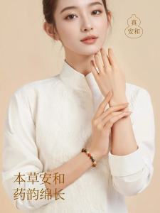 Traditional blend incense made from natural ingredients - a long-lasting fragrance couples bracelet 古法五行五色合香珠手串 天然沉檀草本手工香珠