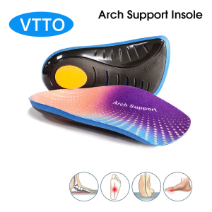 VTTO Arch Support Flat Foot Insole Orthopedic Insoles for Men Women Foot Hallux Valgus XO-Type Leg Corrector Shoe Pad Inserts