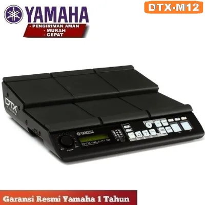 Yamaha DTX-M12 Drum Elektrik Universal Plug Hitam - Perkakas Musikal Berkualitas