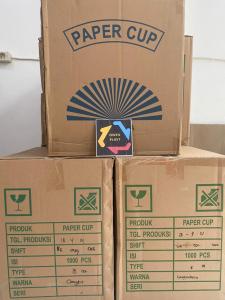 GELAS KERTAS PAPER CUP 8 OZ ISI 1.000 PS GELAS KOPI PUTIH KHSUS GROSIR TERMURAH