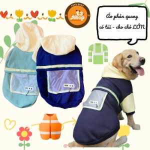 [14 - 30kg ] áo nỉ hoodie - áo ấm - áo thu đông cho chó giống lớn có nón và túi - T3 PETS SHOP