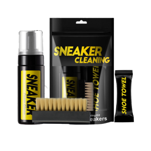 Bộ kit vệ sinh giày Sneak3r Clean Premium 280ml có kèm bàn 2 chải và khăn