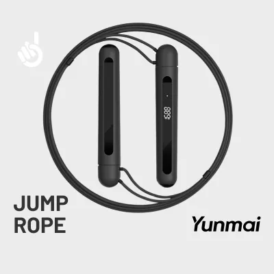 Yunmai Smart Jump Rope - App Tracking 360° Speed Bearing USB Rechargeable Fitness & Cardio