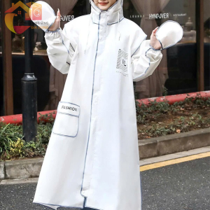 Áo Mưa Gấu HOT NICE Có Dây Kéo Và Nón Chắn Chống Nước Tiện Dụng Đi Mưa