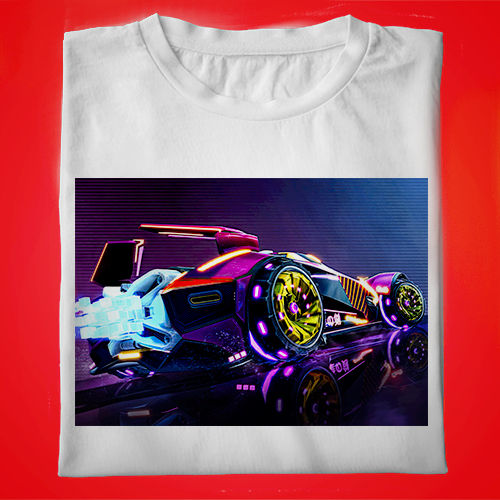 KAOS 168 KAOS ANAK & DEWASA Neon Car Rocket League Vaporwave Digital Art.jpg