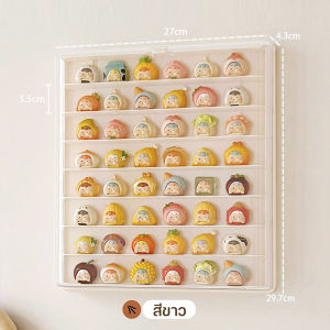 ตู้โชว์ติดผนัง กล่องใส่โมเดล กล่องฟิกเกอร์ ตู้โมเดล ตู้โชว์แต่งบ้าน ป้องกันฝุ่นไม่ต้องเจาะรู มีสองสีให้เลือก