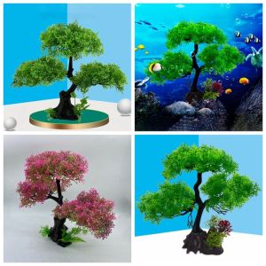 SEASON Dưới nước Cây bể cá Cảnh quan bể cá LDPE Phụ kiện bể cá Tự nhiên Cây mô phỏng Đồ trang trí
