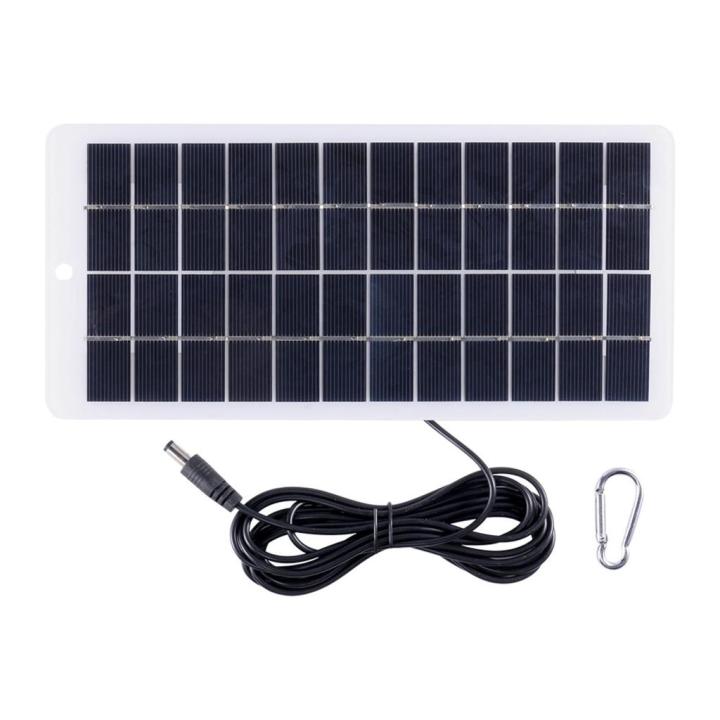 5W 12V Outdoor DIY Solar Cells Charger Polysilicon Epoxy Solar Panel+ ...