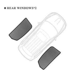 For Benz S Class W221 2006-2013 Car Sunshade Front Windshield Mesh Curtain Rear Side Window Sun Shade
