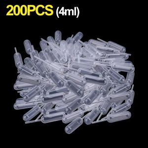 50/200PCS Mini Plastic Liquid Dropper Disposable Strawberrie Jam Squeeze Pipettes Cake Dessert Stuffed Decor Kitchen Baking Tool