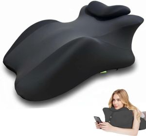 Memory Foam Wedge Pillow Couples Pillow - Intimacy Butt Pillow Cushion for Lumbar Support Modern Style for Home Bedroom 27 ° Gray