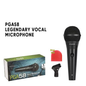 PGA58 Cardioid Dynamic Microphone For Stage Singing Professional Wired Microphone for Shure Karaoke BBOX Recording Vocal