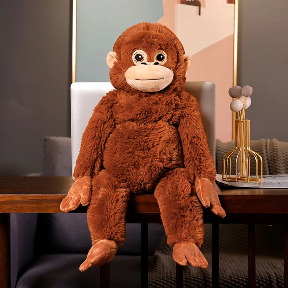 Realistic Orangutan Plushie Orangutan Plush Toy Adorable Long-armed Monkey  Plush Toy Perfect Birthday Gift for Kids Soft and Soothing Stuffed Animal  Doll Favorite