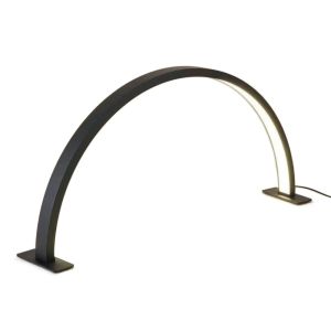 RUANGE Dimmable U-shaped Nail Lamp 180-degree illumination 3 Light Color Half Moon Nail Light Practical Multi-functional LED Nail Arc Fill Light Tabletop