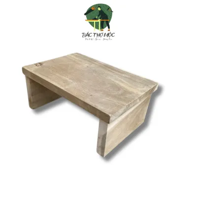 Ghế Con Ghế Đôn Thấp Ngồi Xổm Gỗ TràmTự Nhiên