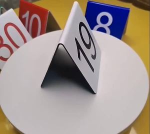 【Ship in 24H】Table Numbering Tanda Nombor Meja Number Stand Plate 编号牌号码牌 餐厅桌子数字号牌创意D4