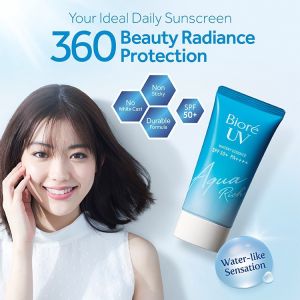 Biore UV Sunscreen SPF 50 Face Waterproof Sunblock Face Cream Lightweight Smooth Texture Suitable For Body