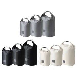 3pcs Ultralight Dry Bag Set for Backpacking Waterproof Storage Sacks Convenient for Camping and Hiking Daily Use