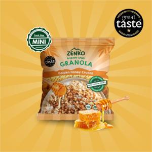 [New] ZENKO - Ancient Grain Granola - Golden Honey Crunch - ( Mini-pack 50g)