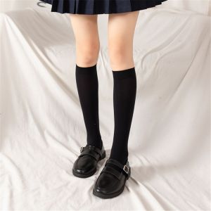 OKDEALS Girls Solid Color Elastic Opaque Over Knee Socks Stockings Thigh High Women Long Socks