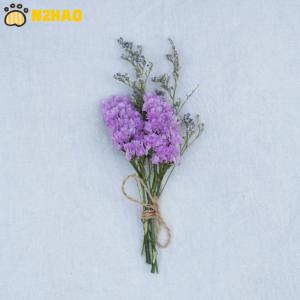 【N2HAO】 Groomsmen Buttonholes Mini Natural Dry Flowers Bouquet 1Pcs Wedding Bridesmaid Corsage Rustic Handmade Gift for Ceremony