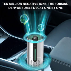 Smart HEPA Air Purifier For Home & Car – PM2.5 & Dust Filter With Starry Sky Ambient Light Formaldehyde & Smoke Removal Negative Ion Generator USB Charging Port