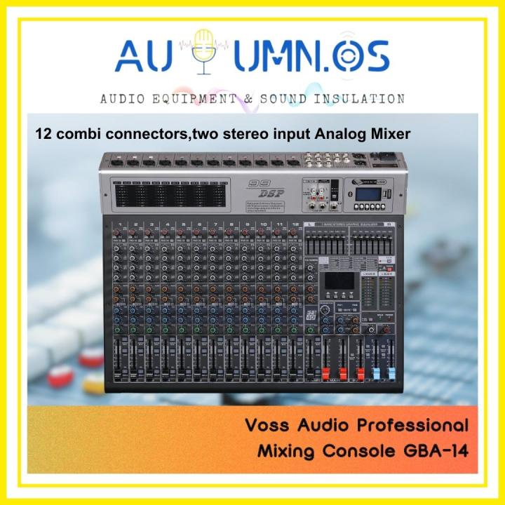 Professional Stage Performance Voss Audio Professional Mixing Console