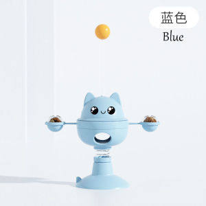 【READY STOCK】Cat Teaser Food Feeder with Gall Fruit Cat Toy Fun Interactive Toy Cat Slow Feeding Mainan Kucing 猫玩具自嗨解闷摇摆招财猫