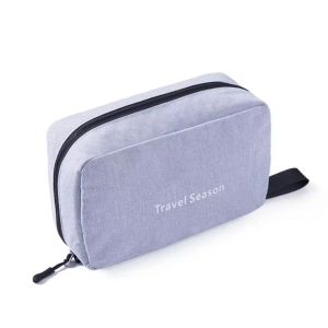 BEAUTYLADIES Foldable Hanging Toiletry Bag Large Capacity Hanging Hook Travel Cosmetic Bag Washbag Portable Men Makeup Case Wash Organizer