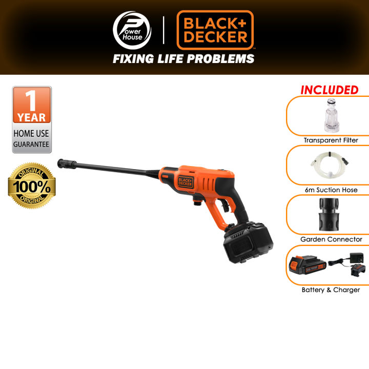 BLACK DECKER BCPC20D1 B1 20V Cordless High Pressure Washer Water