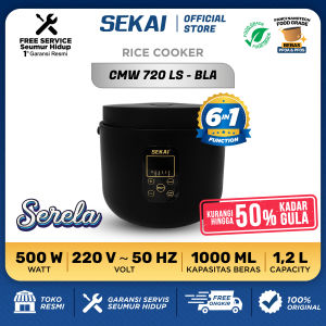 SEKAI Rice Cooker Digital Low Sugar Low Carbo / Penanak Nasi Magic Com 3 in 1 Anti Gemuk / CMW 720 LS