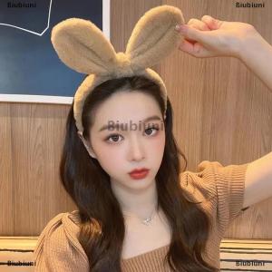 [COD] Biubiuni New tai thỏ sang trọng Headband phụ nữ rắn màu sang trọng hairband tóc Hoop cô gái thời trang trang điểm Phụ kiện tóc