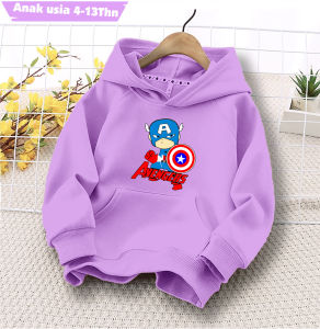 Jaket Sweater Hoodie Anak Perempuan Laki Laki Karakter Lucu TERLARIS