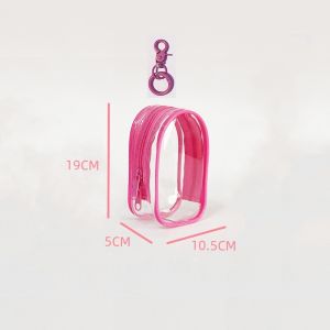 Labubu 15cm Storage Bag PVC Transparent Sunscreen Dustproof Plush Doll Storage Bag Elf Doll Bag Anti-dust Hanging Bag Cute Doll Display Bag