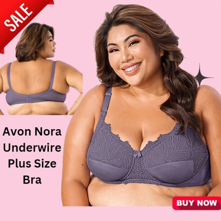 Avon Official Store Nora Underwire Plus Size Bra for Women, Lift, Support &  Style: Push-Up Chubby Bra Sale! Expandable & Gathered for Big Boobs. Sexy,  Seamless & Slightly Padded. Ultra-Thin, High-Quality Material.