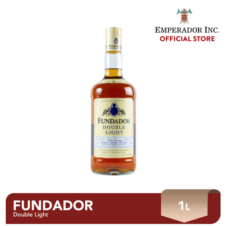 Fundador Double Light Brandy 1L | Lazada PH