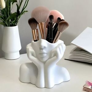 KECTTIO Space Saving Pencil Holders Irregular Flower Vase Home Decorations Creative Large Capacity Pen Box Office