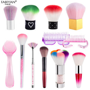 Portable Nail Art Dust Cleaning Brush Acrylic UV Gel Powder Sequins Removal Pen Manicure Care Tool