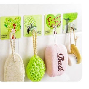 Móc dán tường siêu dính hình 3D Móc dán tường chịu lực 3D