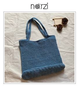 TÚI LƯỚI HANDMADE MÀU XANH