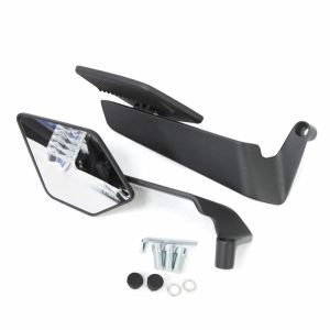 New Wind Wing Rotating Side Mirror V5 plastic material Alloy Stem Universal 14*8Cm Wide View Stealth Mirror