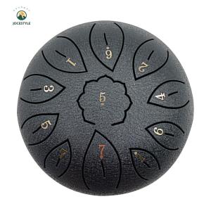 LovSpor❤ Hand Pan Tank Drum 6 inch 11 Tune Notes Steel Tongue Drums Children Beginner for Music Lovers Playing Accessories