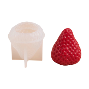 3D Strawberry Molds Epoxy Resin Molds Silicone Molds Castings Molds Ornament Plasters Molds for Cake Decoration