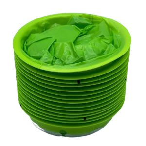 QUA 10Pcs Leak Resistant Nausea Vomit Bag 1000ML Portable Disposable Barf Bags Throw Up Bags Large Capacity Emergency Vomiting Bag Travel